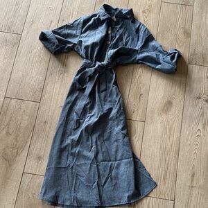 Stylish Denim Look Dress